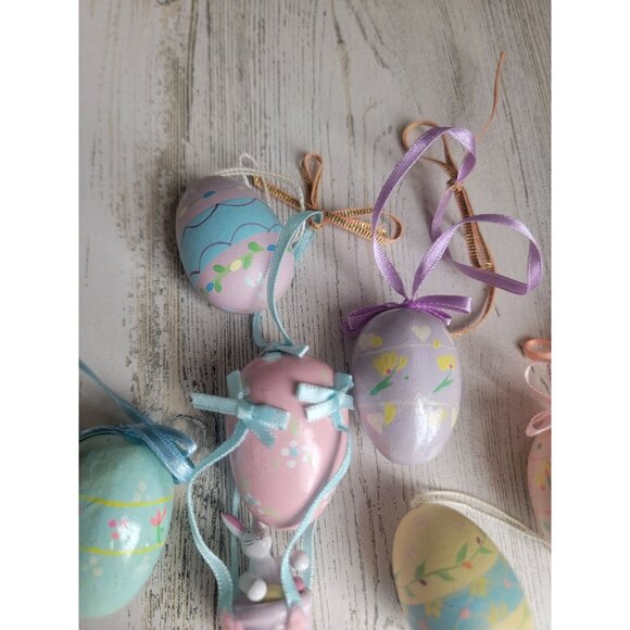 Easter bunny egg air balloon ornament Xmas spring - Picture 4 of 9